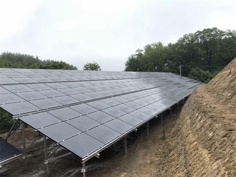 Himzen Higher Solar Ground monteringssystem jordskrue og aluminium (5)