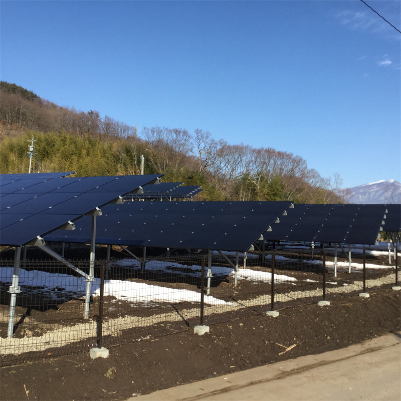 Himzen Solar Ground sistema di montaggio viti di terra è aluminiu (12)