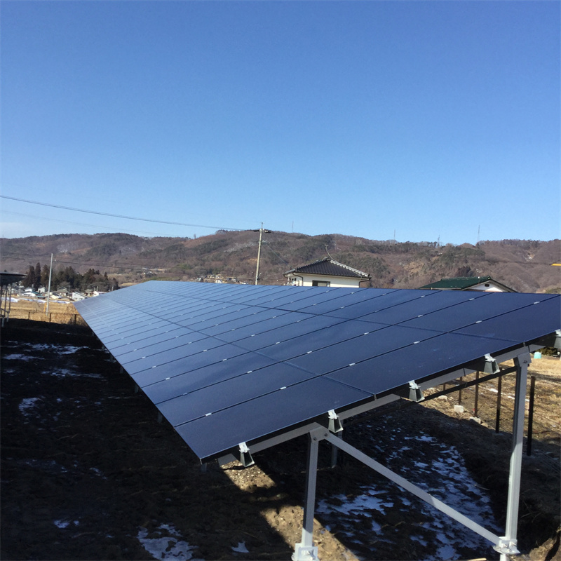 Himzen Solar Ground monteringssystem jordskrue og aluminium (14)